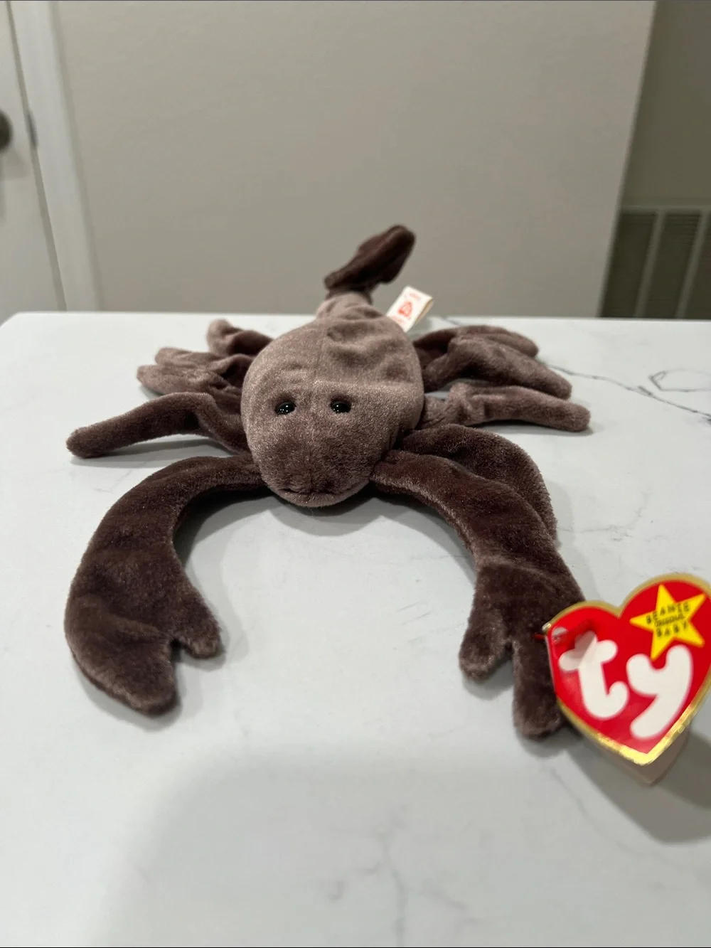 Ty Brown Stinger Scorpion Beanie Plush